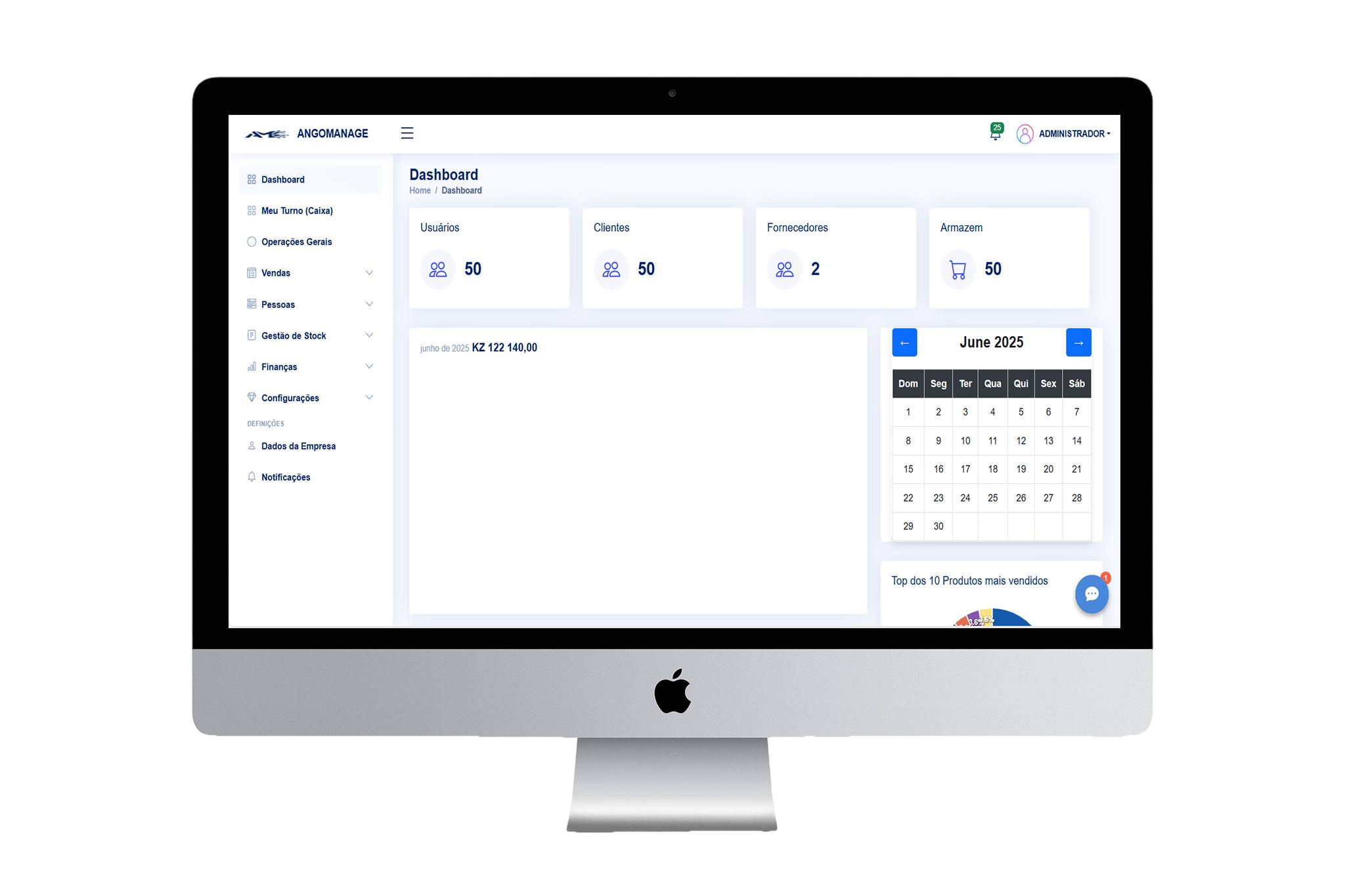 AngoManage Mac Interface