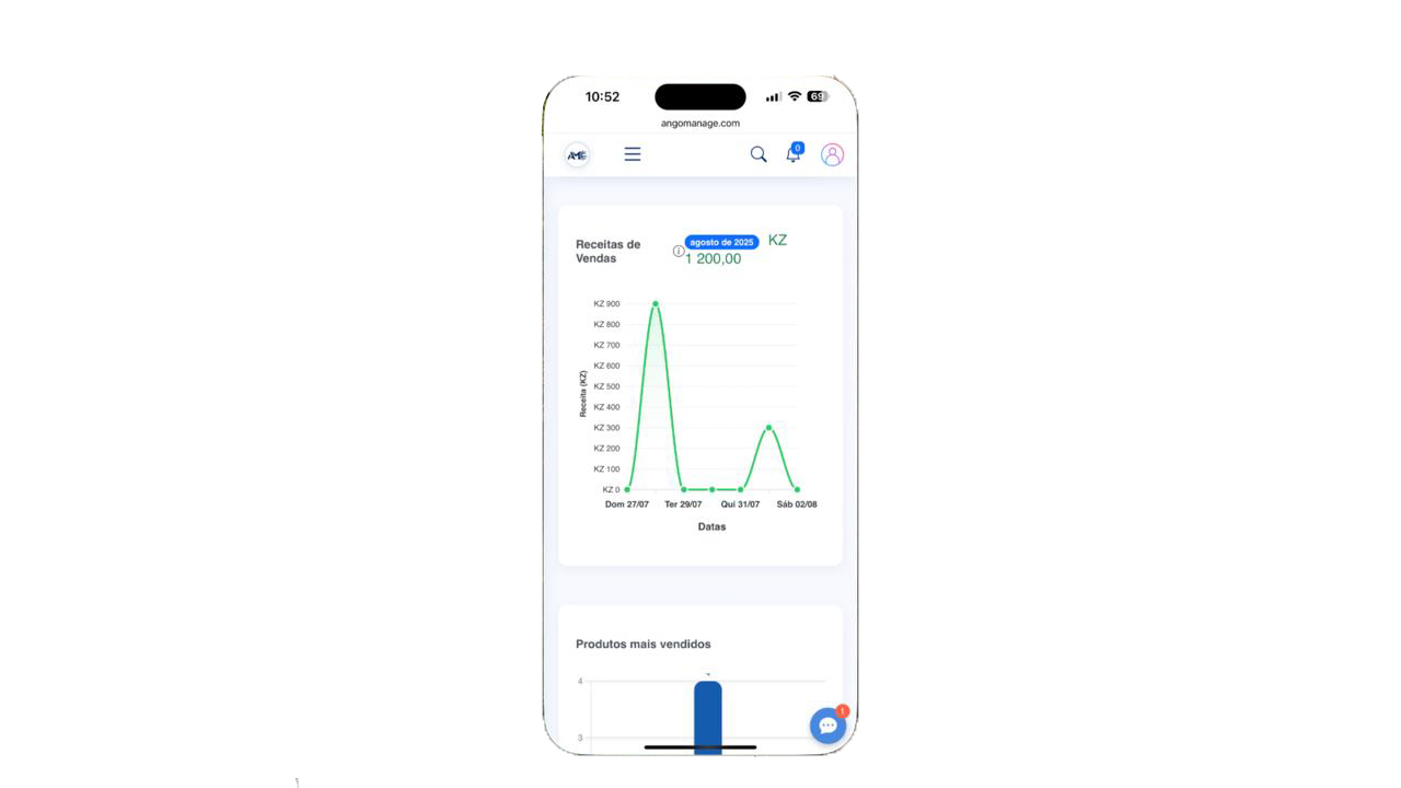 AngoManage Mobile Interface